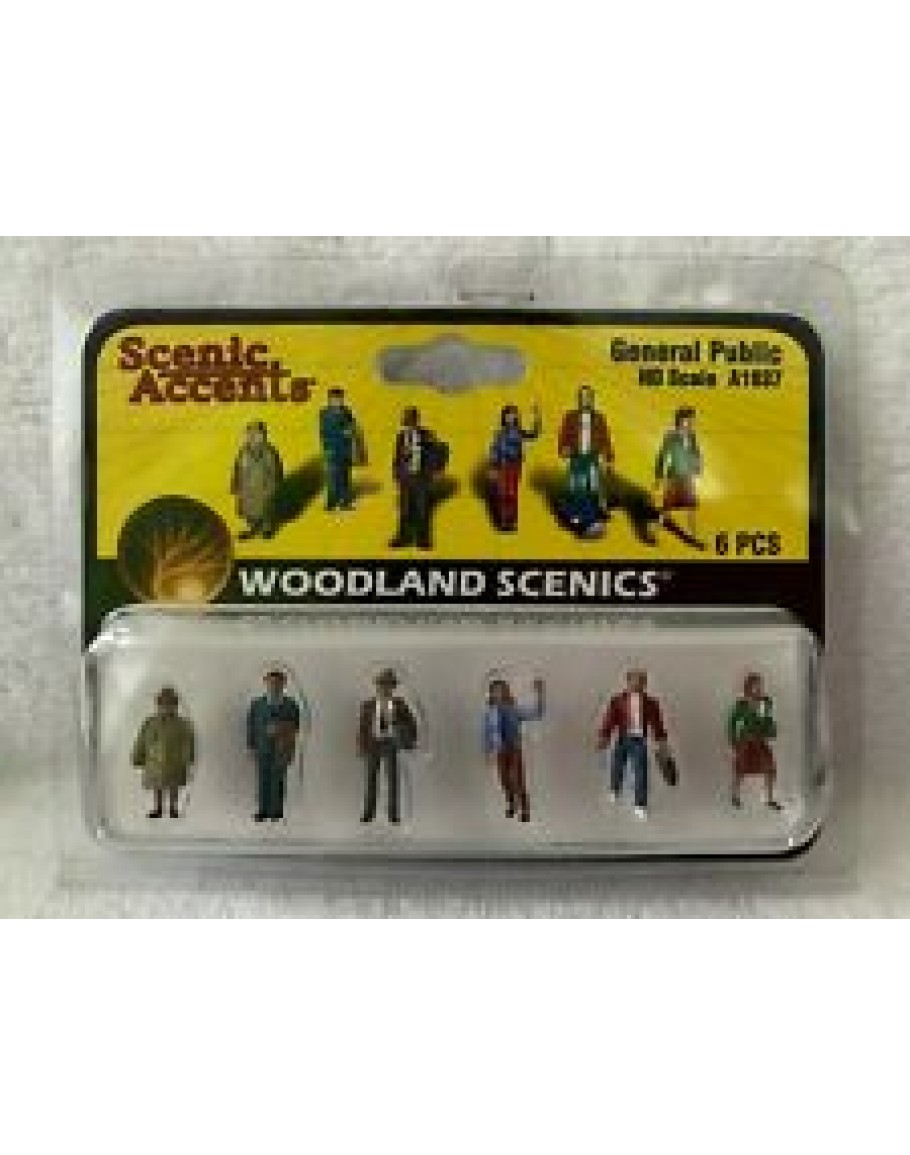 Woodland Scenics Figures Accents Ho Scale A General Public Wo